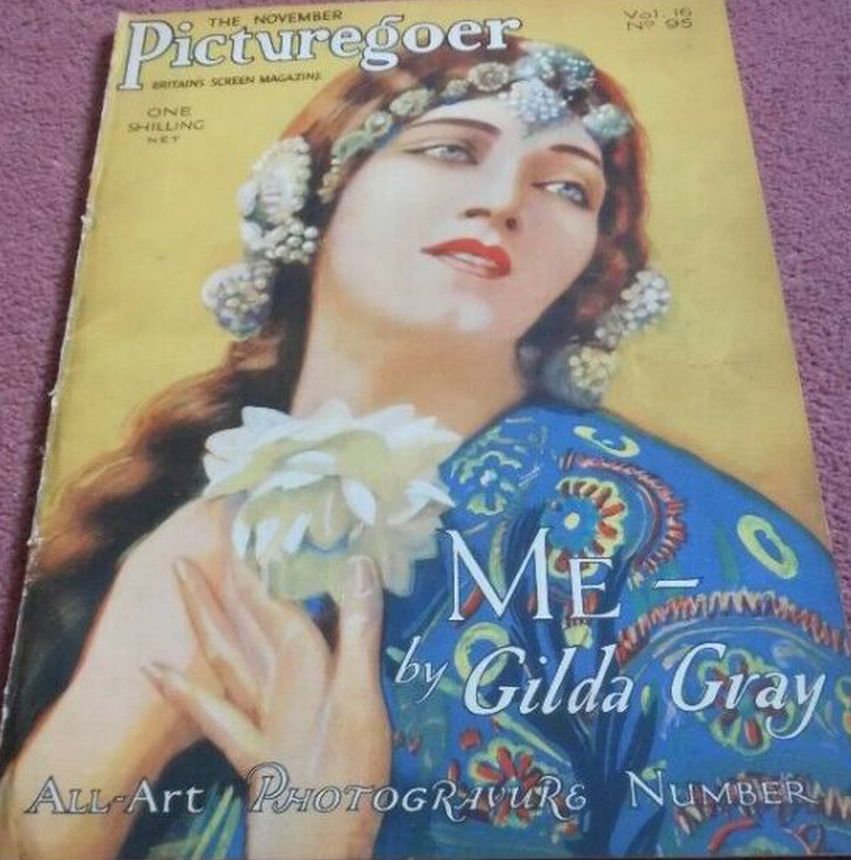 PICTUREGOER magazine side cover Issue 95  Monthly November 1928