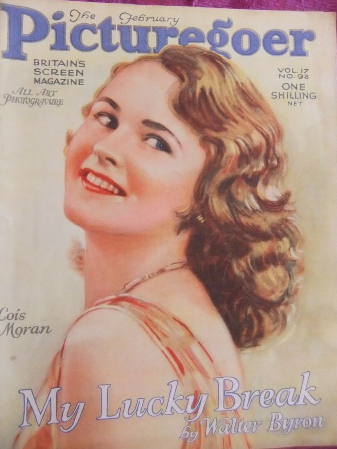 PICTUREGOER magazine side cover Issue 98  Monthly February 1929