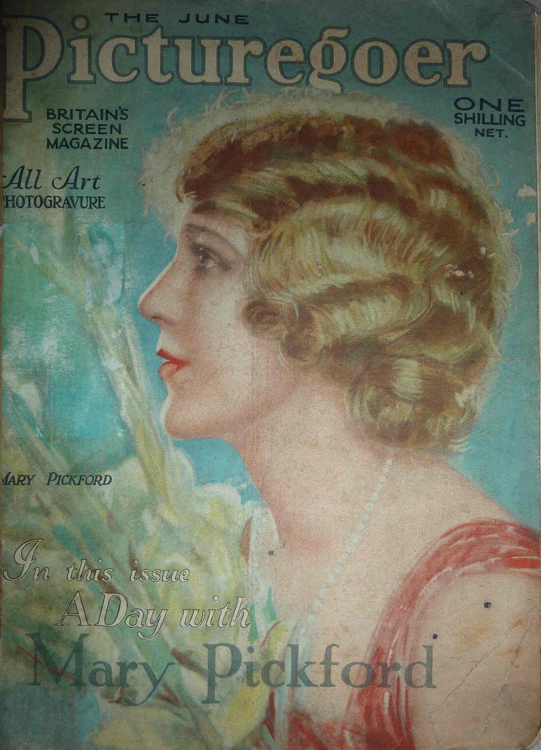 PICTUREGOER magazine side cover Issue 102  Monthly June 1929