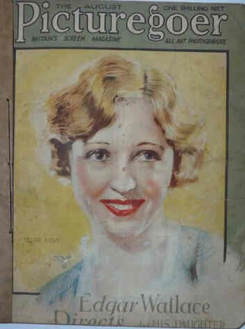 PICTUREGOER magazine side cover Issue 104  Monthly August 1929