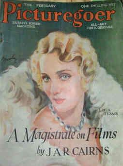 PICTUREGOER magazine side cover Issue 110  Monthly February 1930