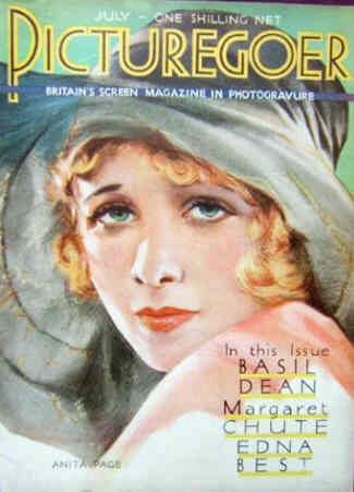 PICTUREGOER magazine side cover Issue 115  Monthly July 1930