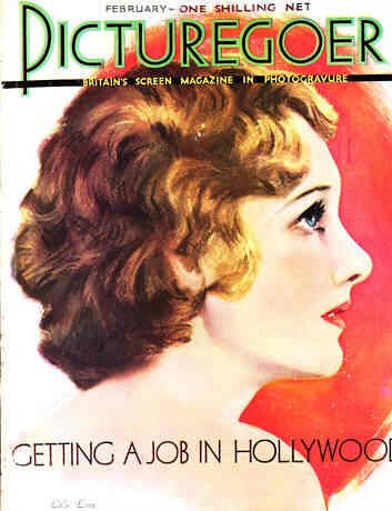 PICTUREGOER magazine side cover Issue 122  Monthly February 1931