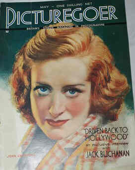 PICTUREGOER magazine side cover Issue 125  Monthly May 1931