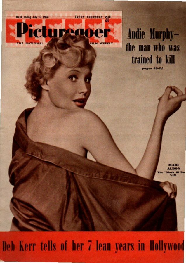 PICTUREGOER magazine side cover Issue 1002  Weekly 17 July 1954