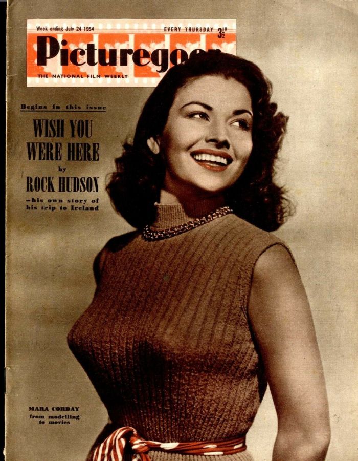 PICTUREGOER magazine side cover Issue 1003  Weekly 24 July 1954