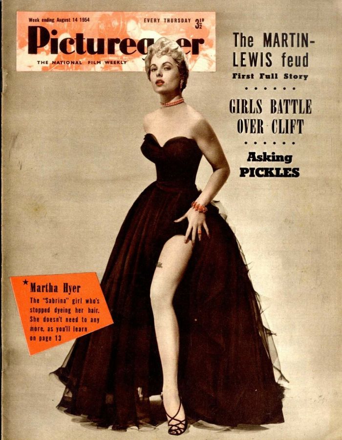 PICTUREGOER magazine side cover Issue 1006  Weekly 14 August 1954