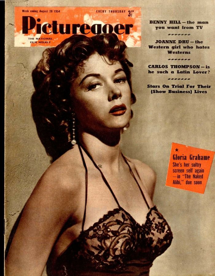 PICTUREGOER magazine side cover Issue 1008  Weekly 28 August 1954
