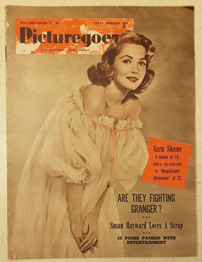 PICTUREGOER magazine side cover Issue 1010  Weekly 11 September 1954