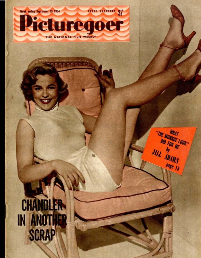 PICTUREGOER magazine side cover Issue 1012  Weekly 25 September 1954