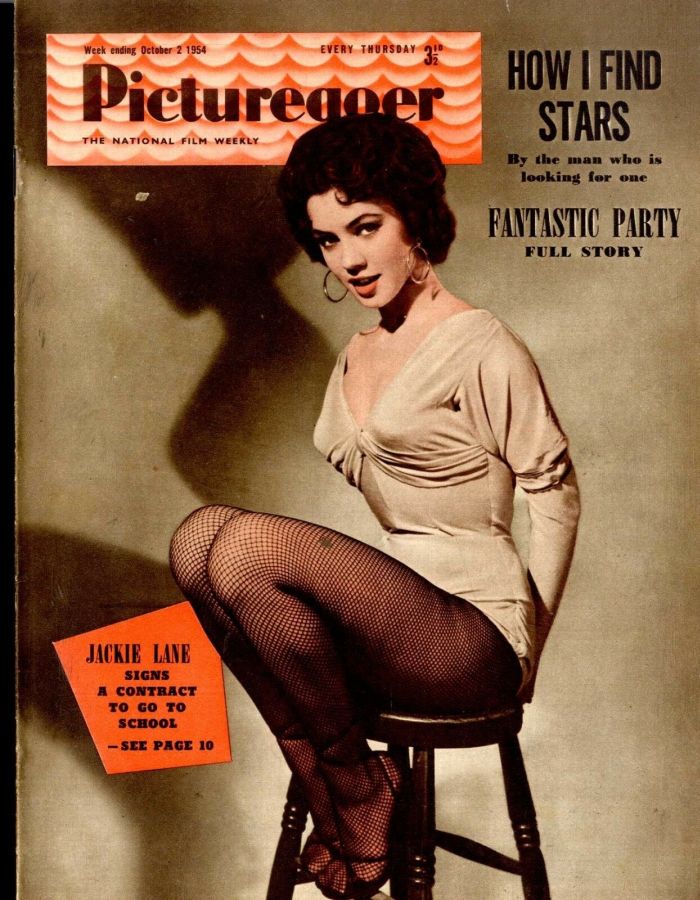 PICTUREGOER magazine side cover Issue 1013  Weekly 2 October 1954