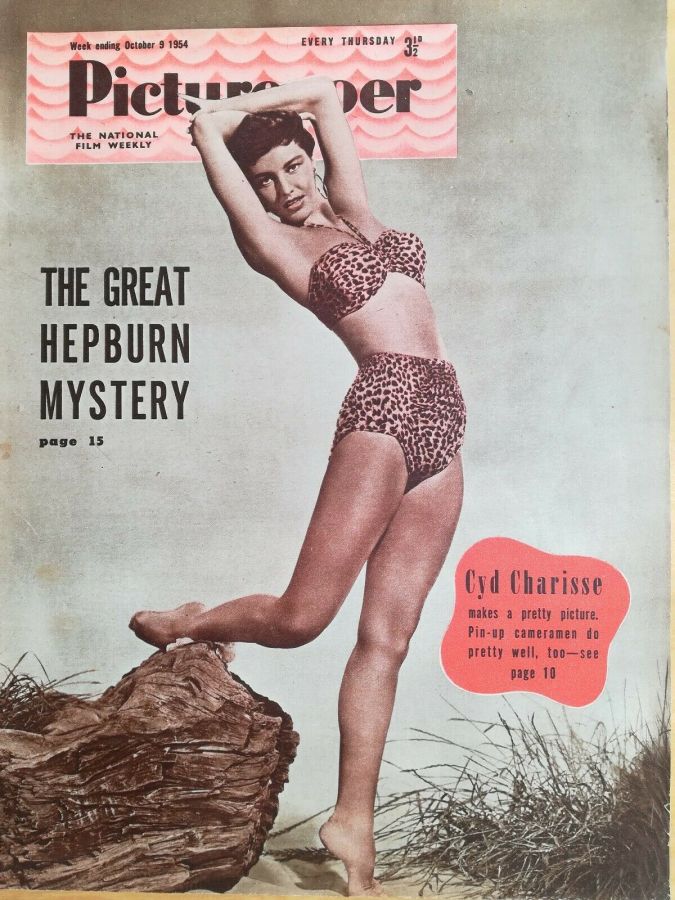 PICTUREGOER magazine side cover Issue 1014  Weekly 9 October 1954