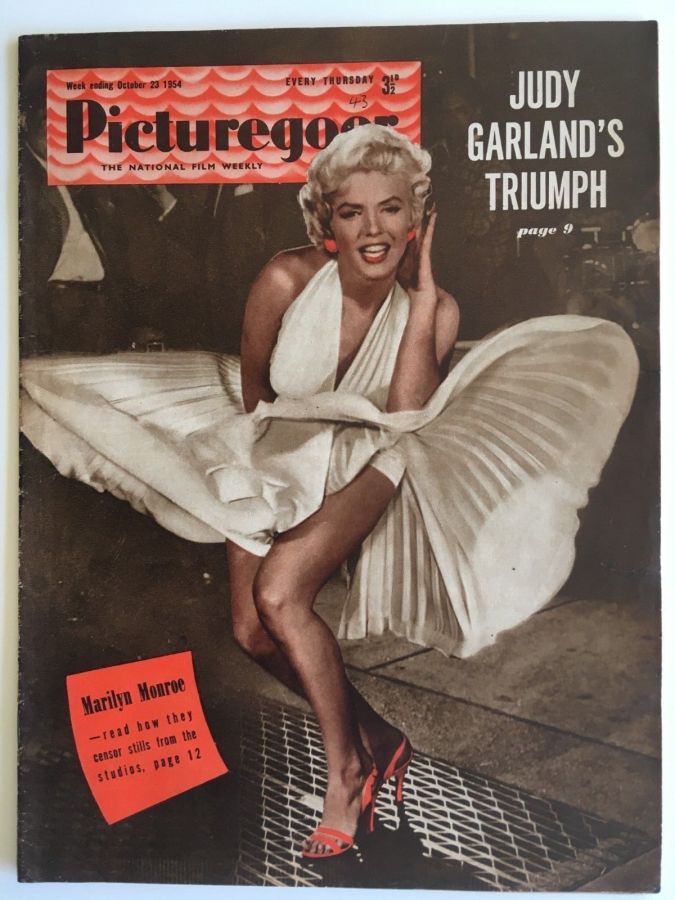 PICTUREGOER magazine side cover Issue 1016  Weekly 23 October 1954
