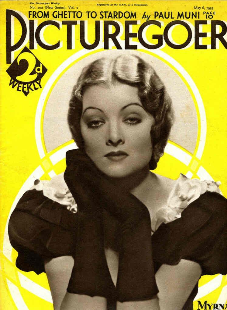 PICTUREGOER magazine side cover Issue 102  Weekly 6 May 1933