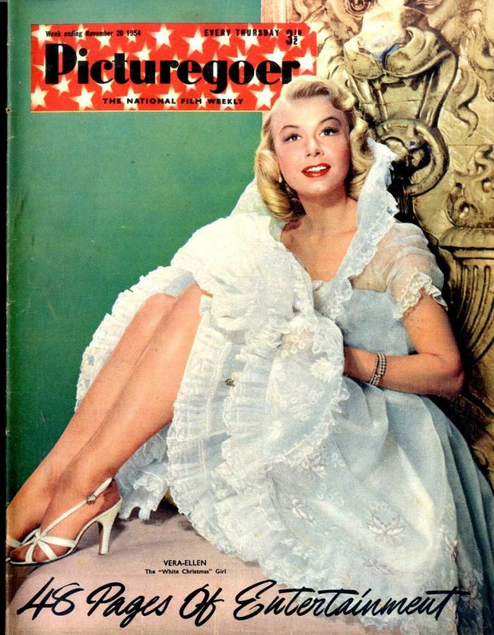 PICTUREGOER magazine side cover Issue 1020  Weekly 20 November 1954