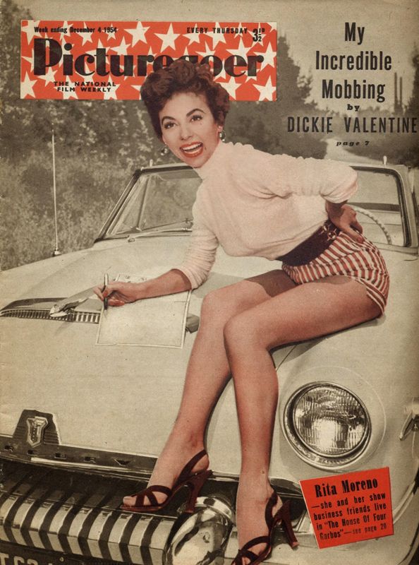 PICTUREGOER magazine side cover Issue 1022  Weekly 4 December 1954