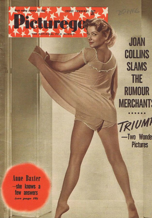 PICTUREGOER magazine side cover Issue 1029  Weekly 22 January 1955