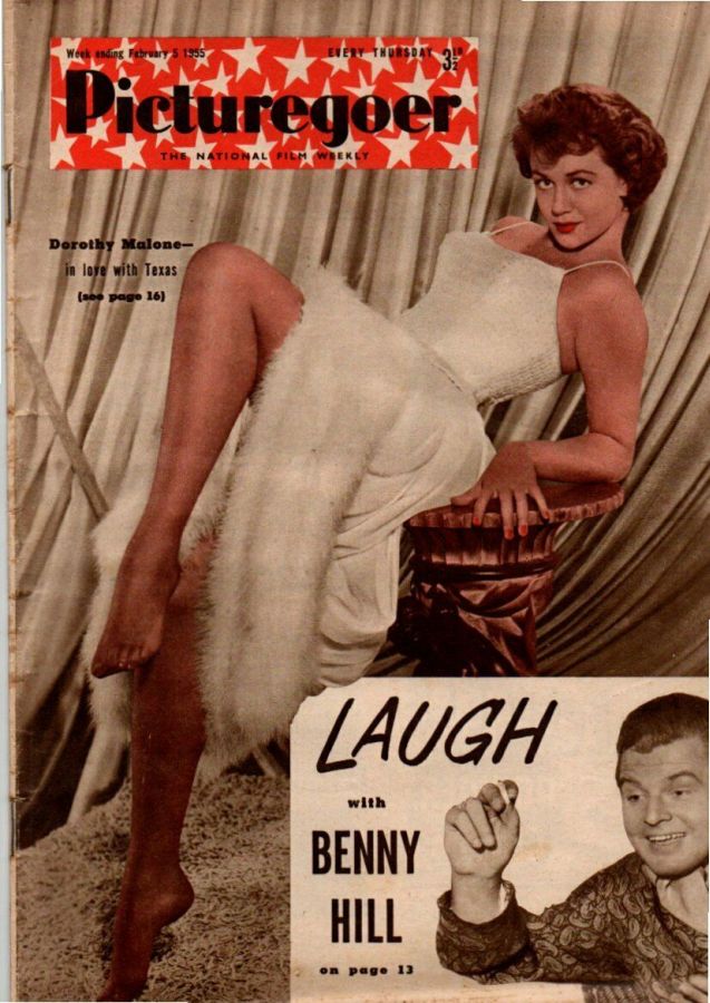 PICTUREGOER magazine side cover Issue 1031  Weekly 5 February 1955