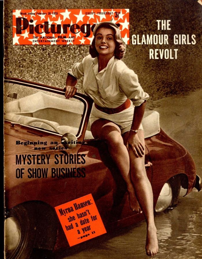 PICTUREGOER magazine side cover Issue 1034  Weekly 26 February 1955
