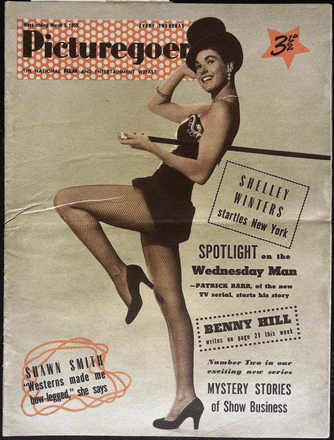 PICTUREGOER magazine side cover Issue 1035  Weekly 5 March 1955