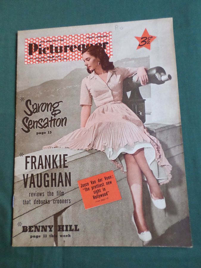 PICTUREGOER magazine side cover Issue 1040  Weekly 9 April 1955