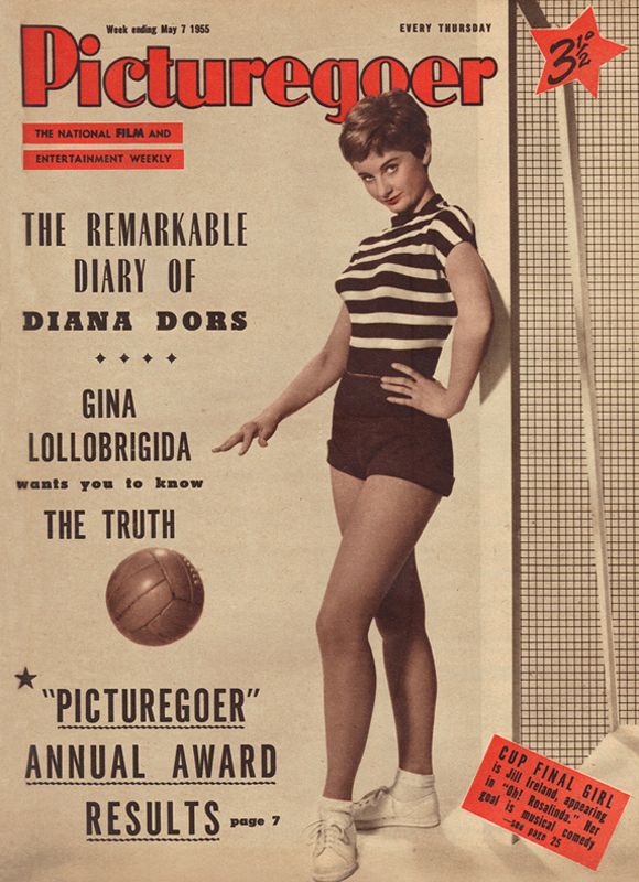 PICTUREGOER magazine side cover Issue 1044  Weekly 7 May 1955
