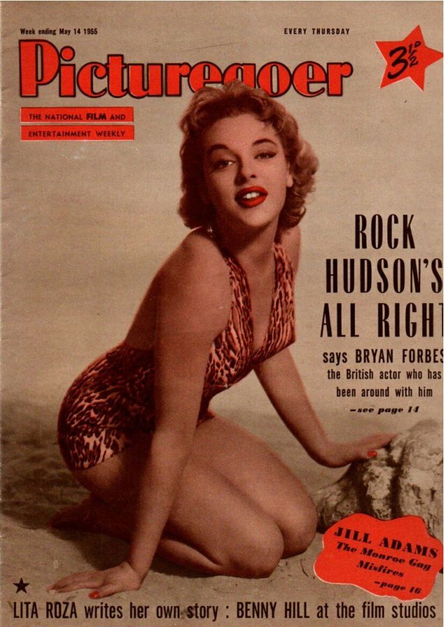 PICTUREGOER magazine side cover Issue 1045  Weekly 14 May 1955