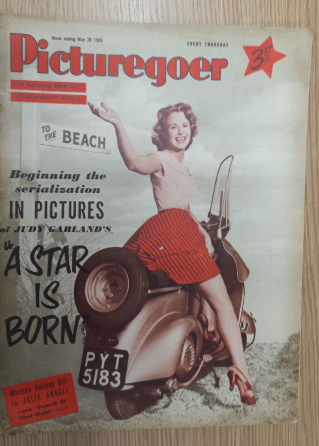 PICTUREGOER magazine side cover Issue 1047  Weekly 28 May 1955