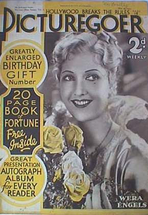 PICTUREGOER magazine side cover Issue 105  Weekly 27 May 1933