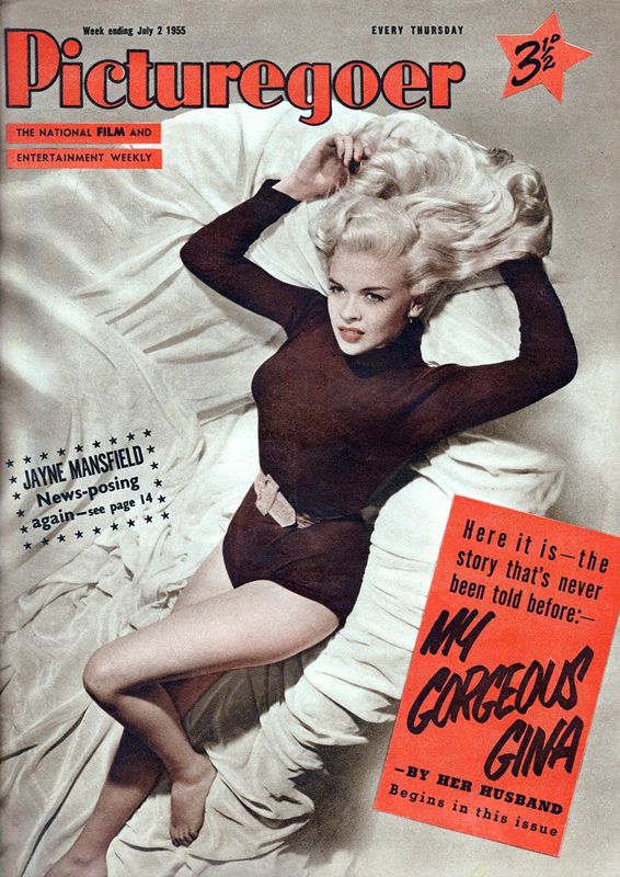 PICTUREGOER magazine side cover Issue 1052  Weekly 2 July 1955