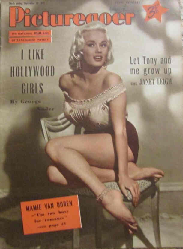 PICTUREGOER magazine side cover Issue 1062  Weekly 10 September 1955