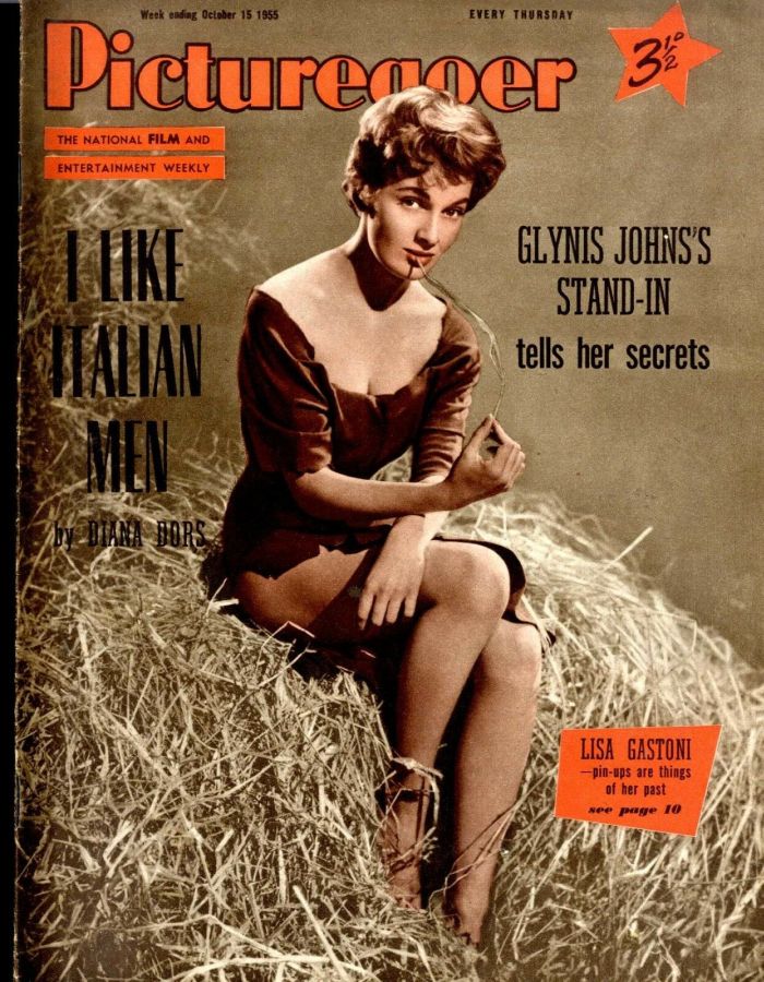 PICTUREGOER magazine side cover Issue 1067  Weekly 15 October 1955