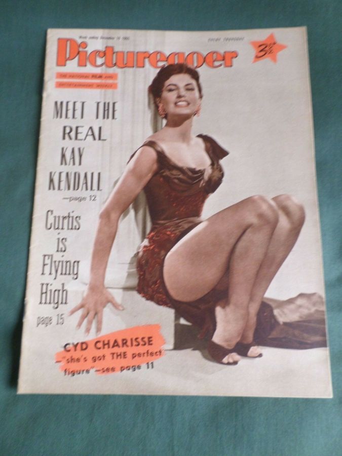 PICTUREGOER magazine side cover Issue 1075  Weekly 10 December 1955