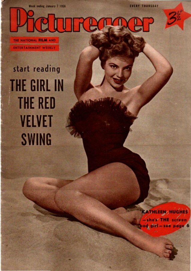PICTUREGOER magazine side cover Issue 1079  Weekly 7 January 1956