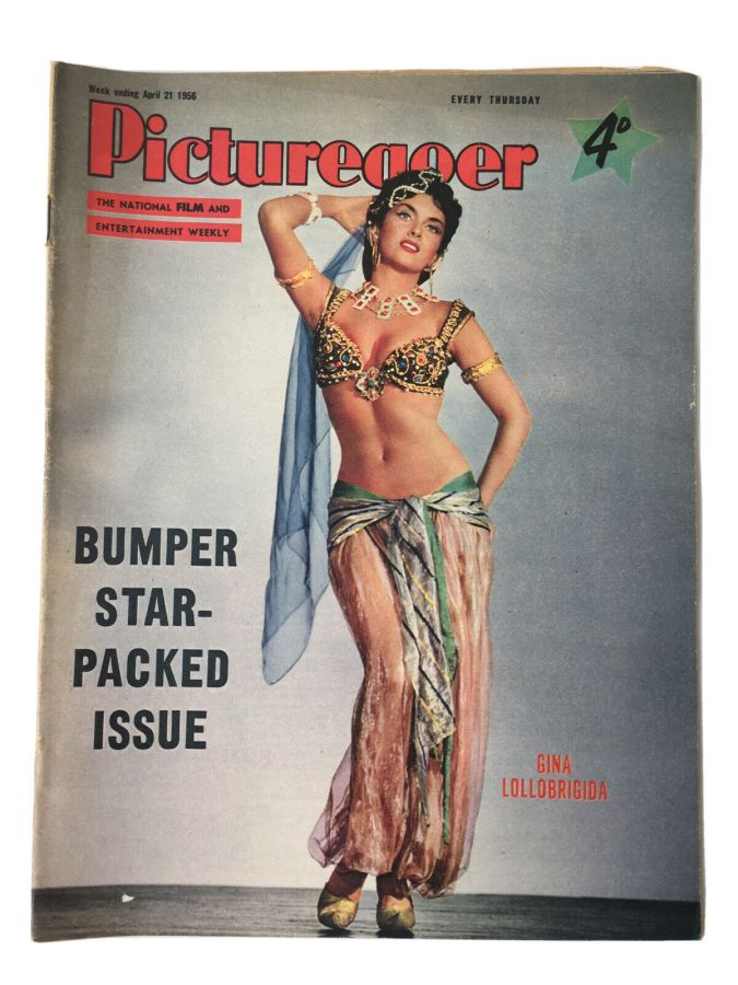 PICTUREGOER magazine side cover Issue 1094  Weekly 21 April 1956