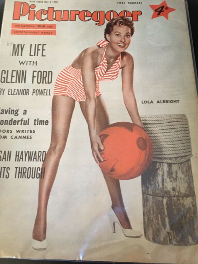 PICTUREGOER magazine side cover Issue 1096  Weekly 5 May 1956