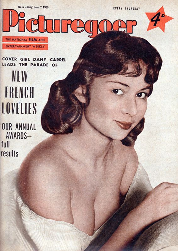 PICTUREGOER magazine side cover Issue 1100  Weekly 2 June 1956