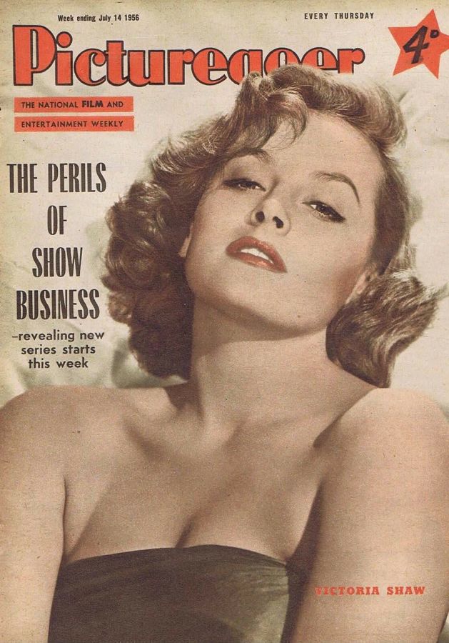 PICTUREGOER magazine side cover Issue 1106  Weekly 14 July 1956