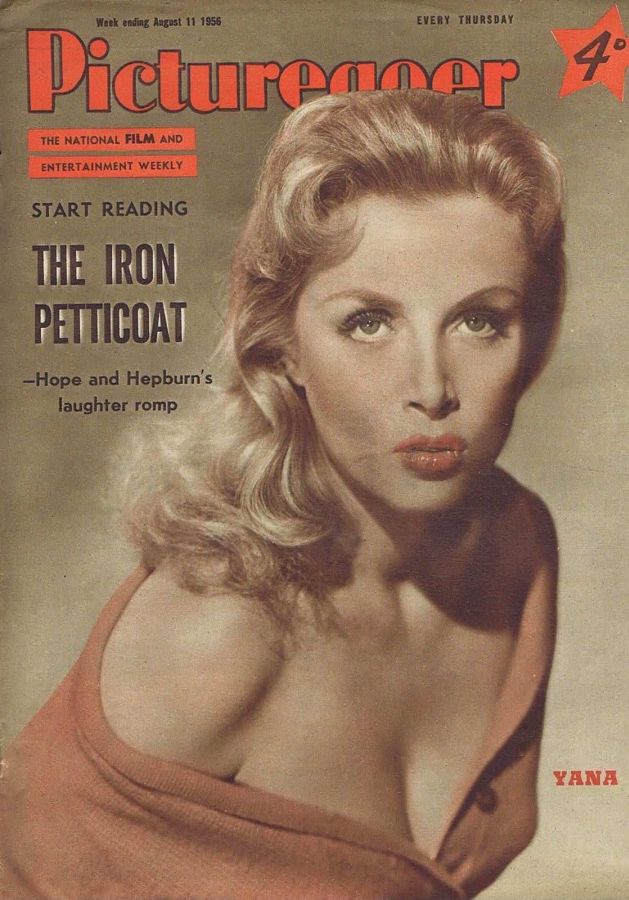 PICTUREGOER magazine side cover Issue 1110  Weekly 11 August 1956
