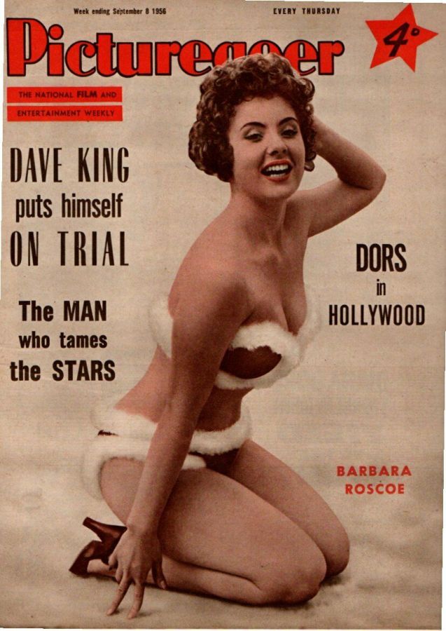 PICTUREGOER magazine side cover Issue 1114  Weekly 8 September 1956