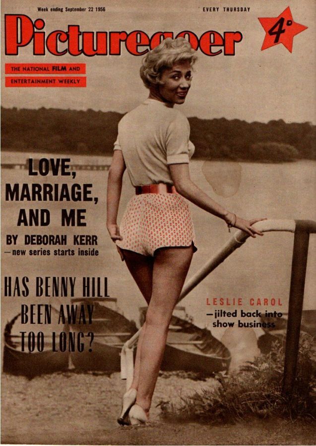 PICTUREGOER magazine side cover Issue 1116  Weekly 22 September 1956