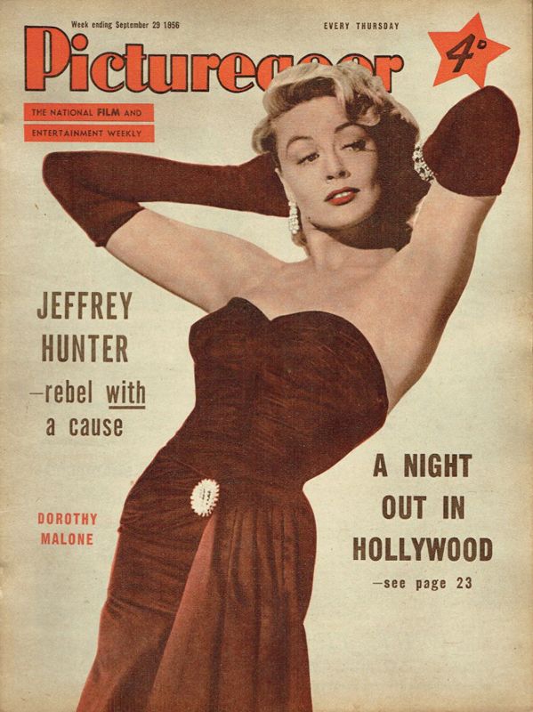 PICTUREGOER magazine side cover Issue 1117  Weekly 29 September 1956