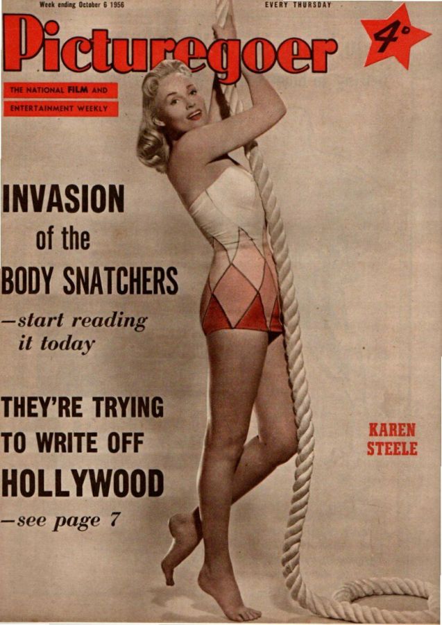 PICTUREGOER magazine side cover Issue 1118  Weekly 6 October 1956