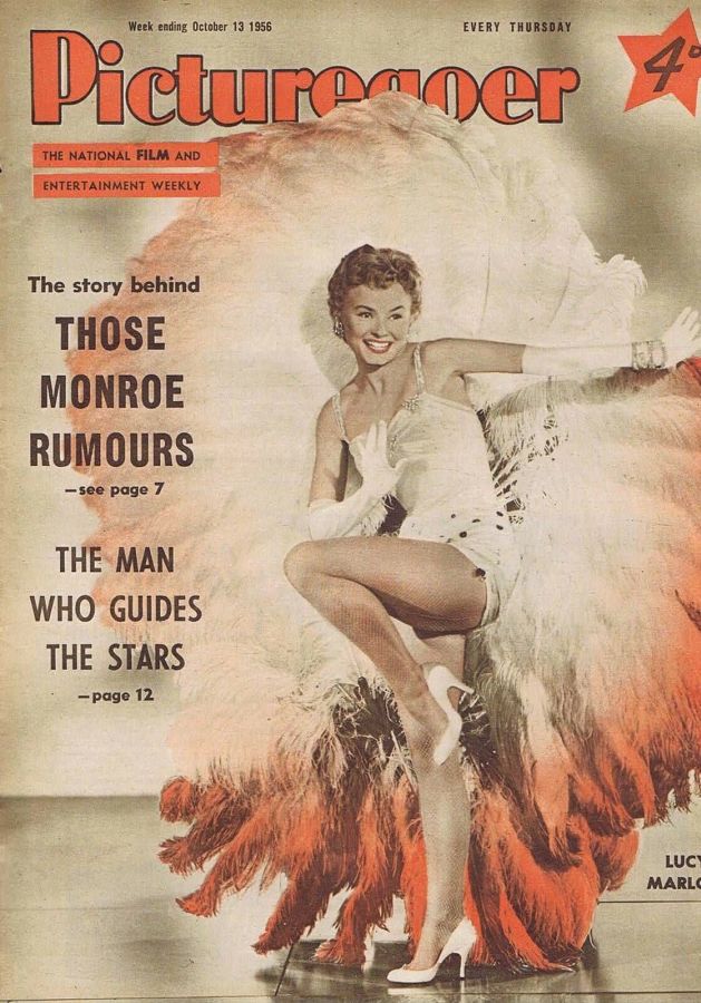 PICTUREGOER magazine side cover Issue 1119  Weekly 13 October 1956
