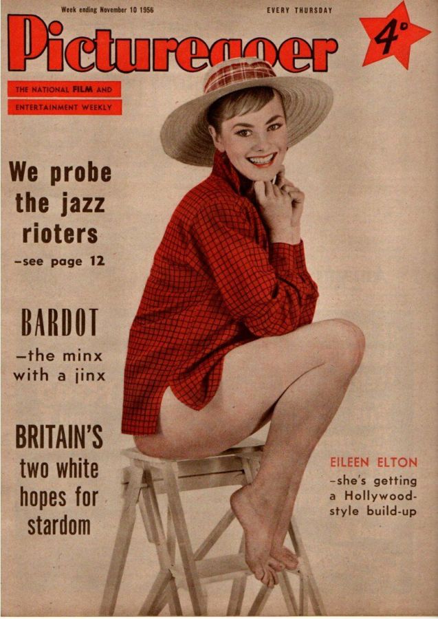 PICTUREGOER magazine side cover Issue 1123  Weekly 10 November 1956