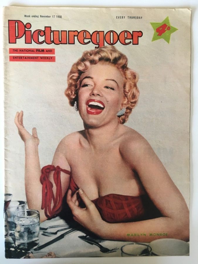 PICTUREGOER magazine side cover Issue 1124  Weekly 17 November 1956