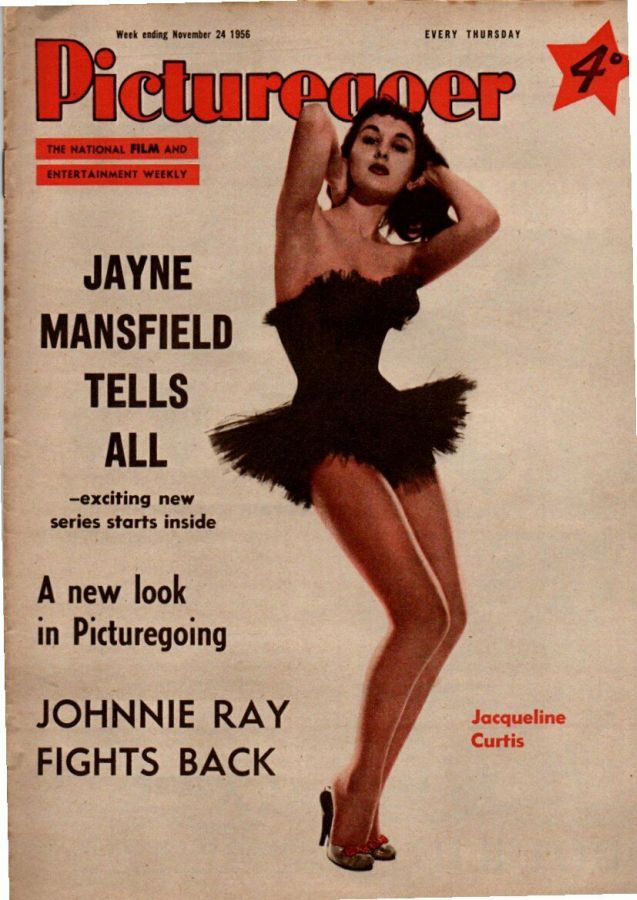 PICTUREGOER magazine side cover Issue 1125  Weekly 24 November 1956