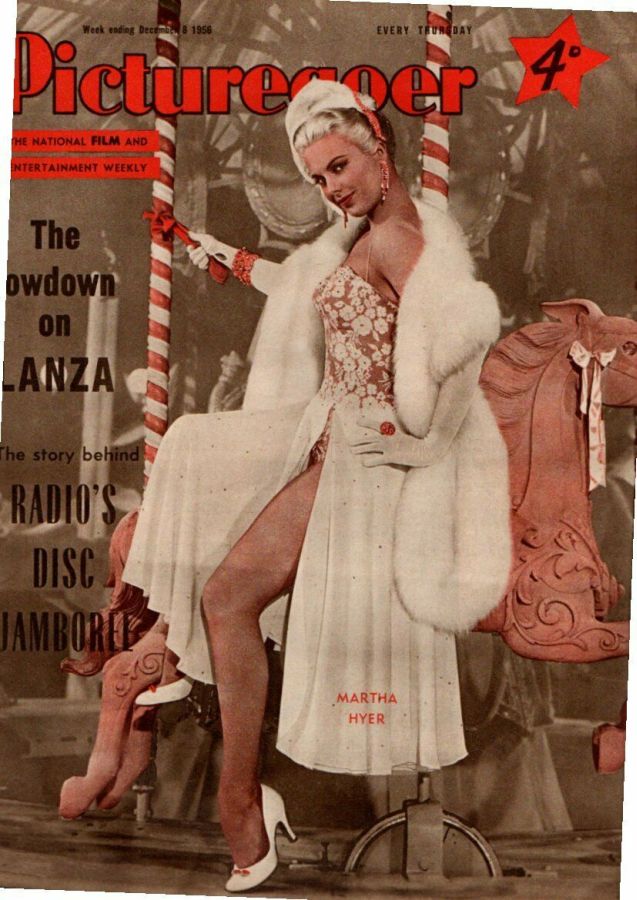 PICTUREGOER magazine side cover Issue 1127  Weekly 8 December 1956