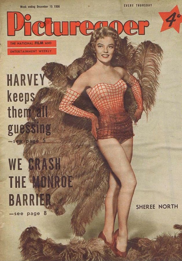 PICTUREGOER magazine side cover Issue 1128  Weekly 15 December 1956