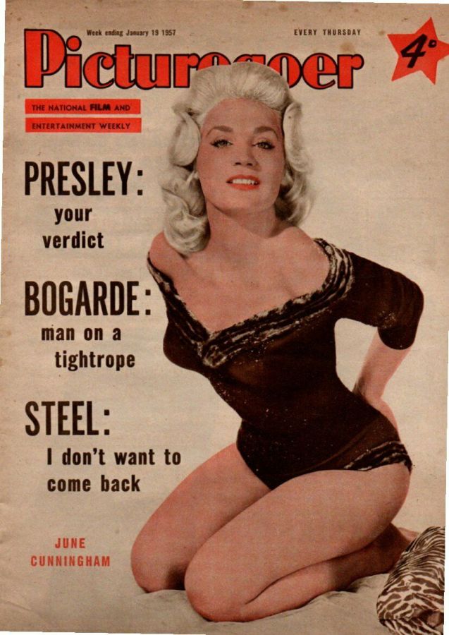 PICTUREGOER magazine side cover Issue 1133  Weekly 19 January 1957